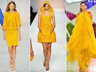 Jakie dodatki do żółtej sukienki?